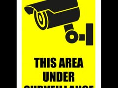 Sign this area under surveillance